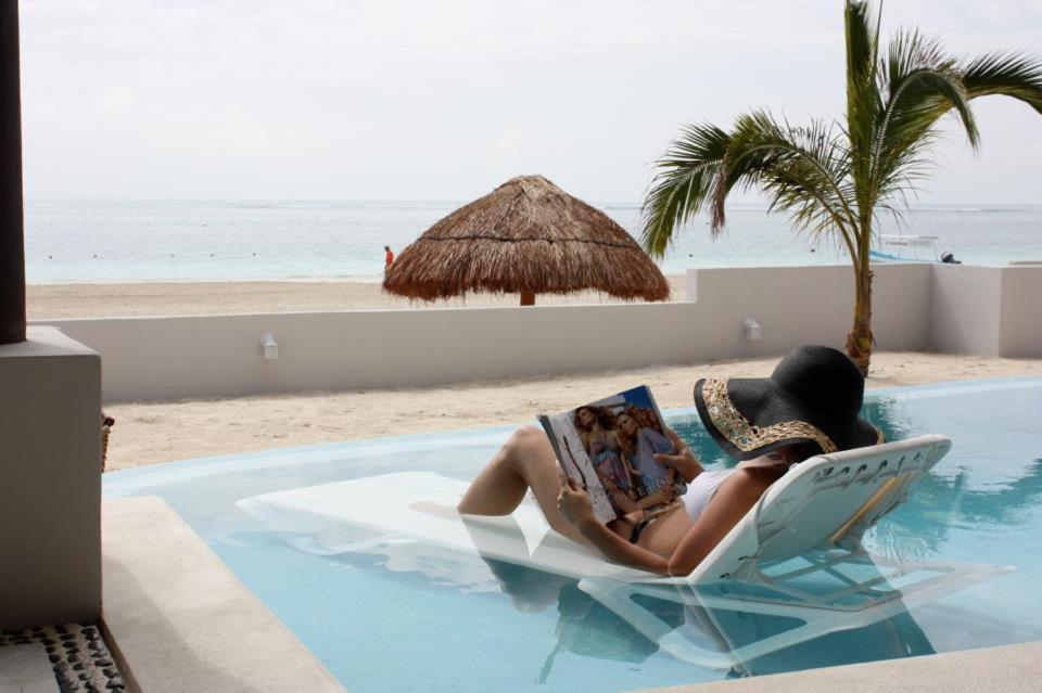 Casa Brisa Y Mar Villa Puerto Morelos Exteriör bild